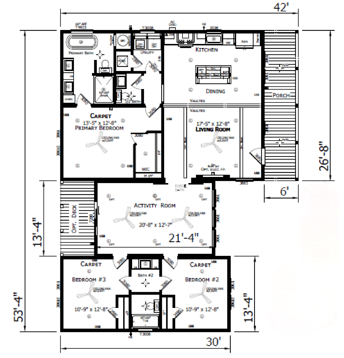 Innovation in5442h33003 floor plan home features